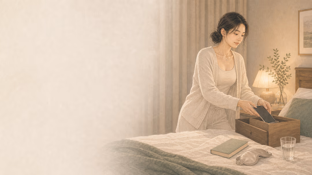 디지털 디톡스 — 멜라토닌 차단 1순위는 침대 옆 화면