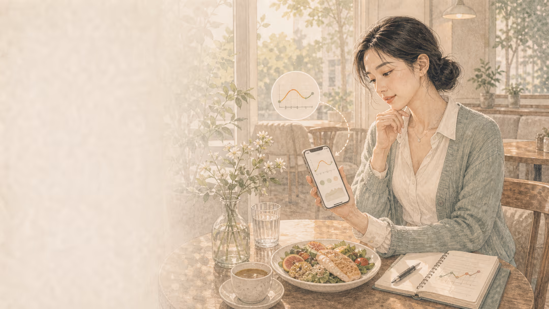 식후 반응 데이터 — CGM으로 보는 내 몸의 혈당 패턴
