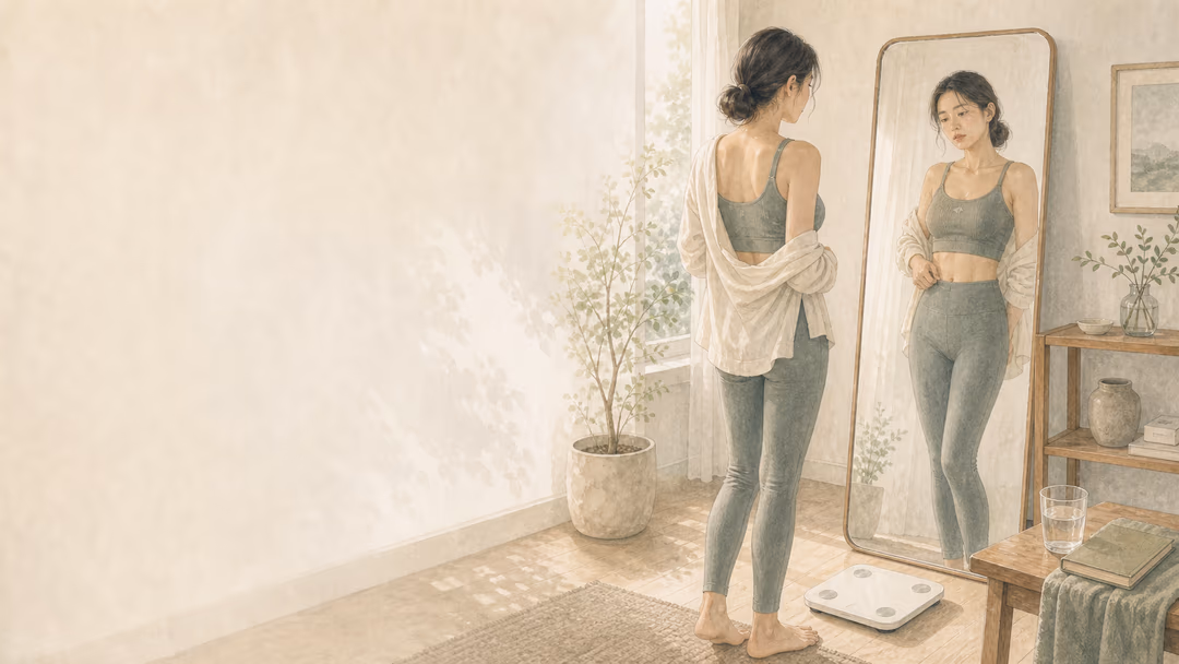 체중은 빠졌는데 핏이 무너진 푸어 슬림 — 챕터 1 오프닝